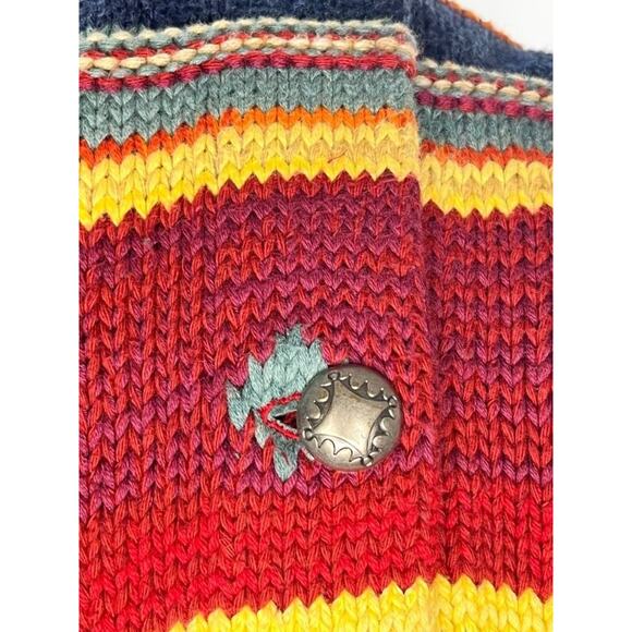 POLO RALPH LAUREN Sz XL Shawl Cardigan Long Sleeve Beacon Southwest - Picture 5 of 12